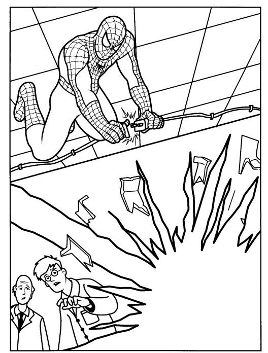 Coloring page: Spiderman (Superheroes) #78862 - Free Printable Coloring Pages
