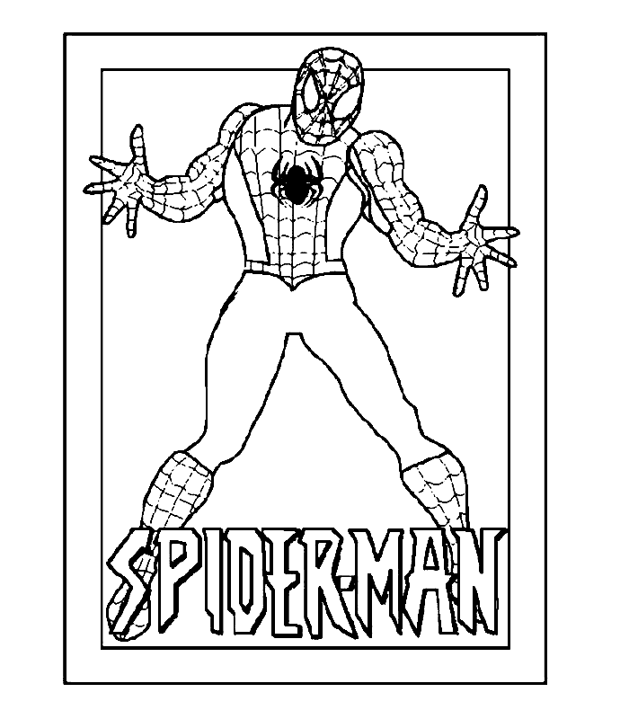 860 Colouring Pages Spiderman Free  Free