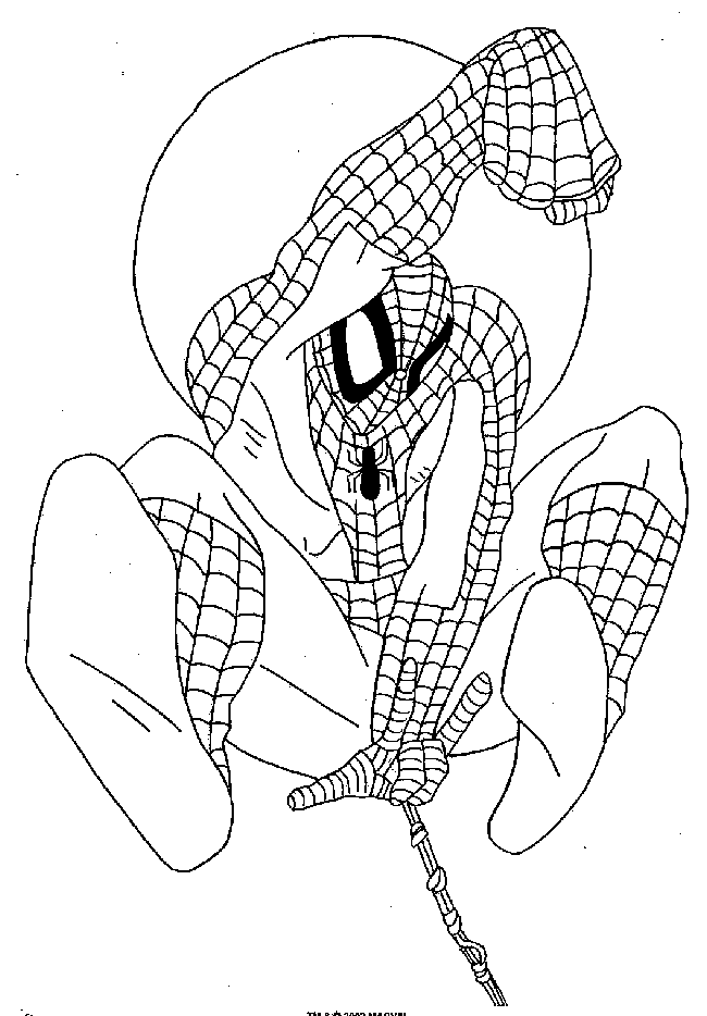Coloring page: Spiderman (Superheroes) #78865 - Free Printable Coloring Pages