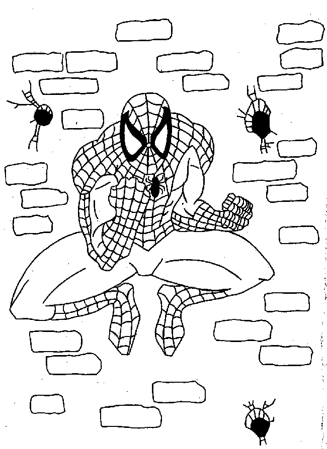 Coloring page: Spiderman (Superheroes) #78891 - Free Printable Coloring Pages