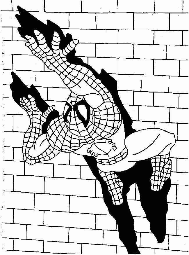 Coloring page: Spiderman (Superheroes) #78901 - Free Printable Coloring Pages