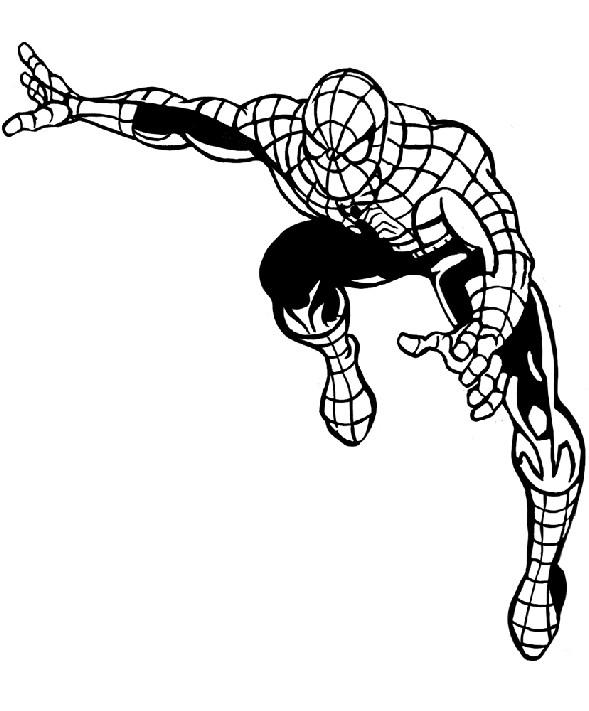 Coloring page: Spiderman (Superheroes) #78920 - Free Printable Coloring Pages