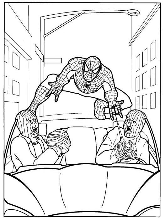 Coloring page: Spiderman (Superheroes) #78928 - Free Printable Coloring Pages