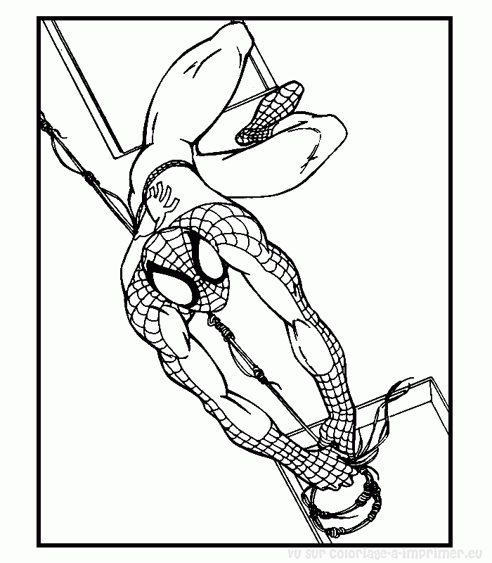 Coloring page: Spiderman (Superheroes) #78940 - Free Printable Coloring Pages