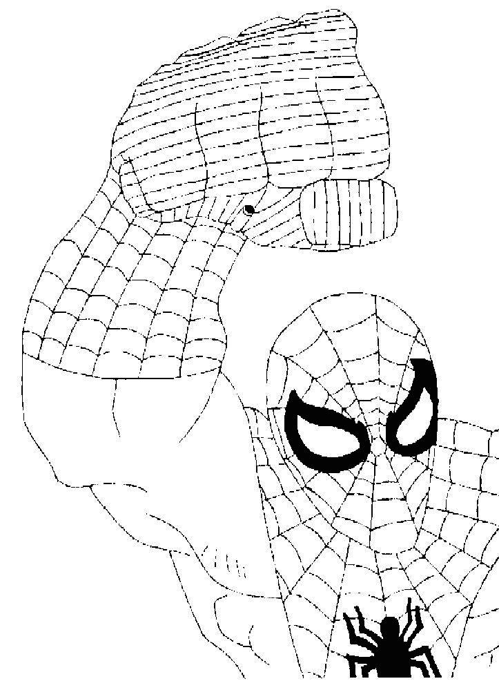 Coloring page: Spiderman (Superheroes) #78956 - Free Printable Coloring Pages