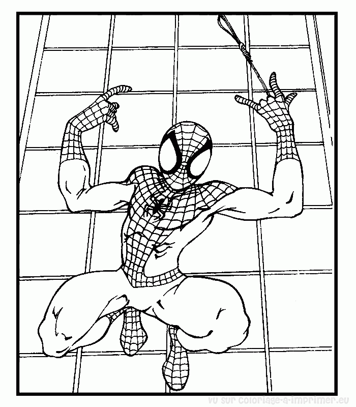 Coloring page: Spiderman (Superheroes) #78958 - Free Printable Coloring Pages