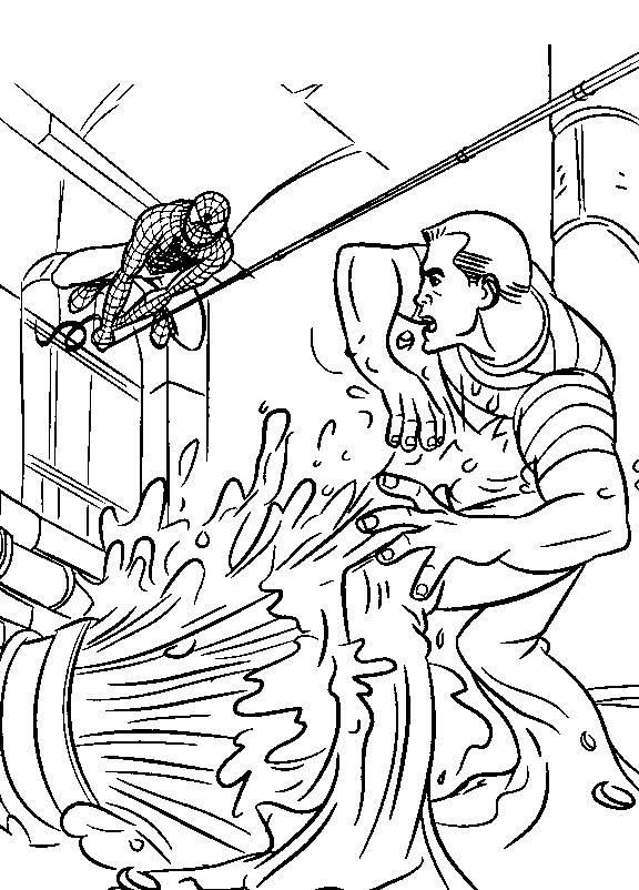 Coloring page: Spiderman (Superheroes) #78962 - Free Printable Coloring Pages