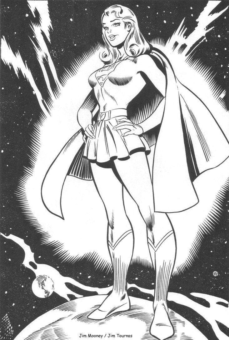 Coloring page: Supergirl (Superheroes) #84000 - Free Printable Coloring Pages