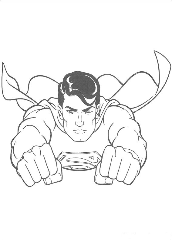 Coloring page: Superman (Superheroes) #83611 - Free Printable Coloring Pages