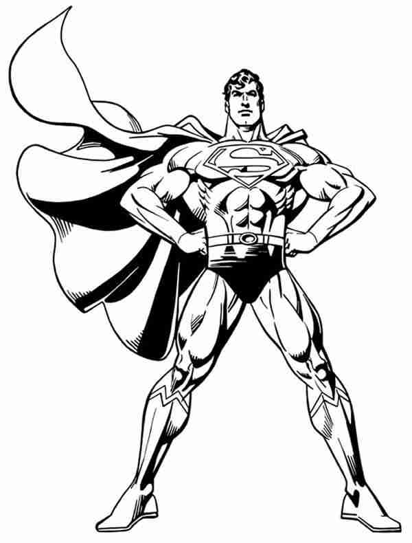 Coloring page: Superman (Superheroes) #83613 - Free Printable Coloring Pages