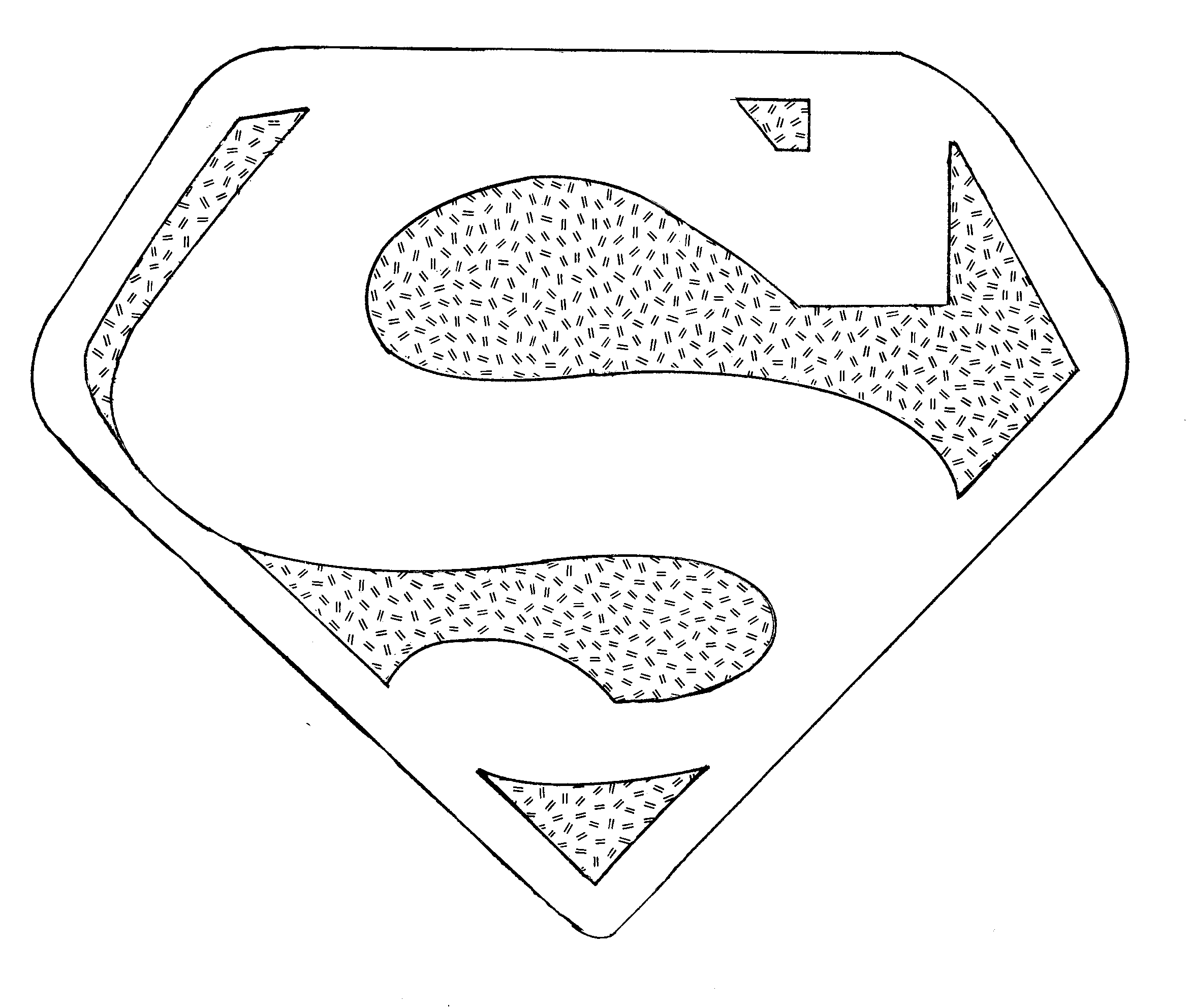 Drawing Superman #83630 (Superheroes) – Printable coloring pages