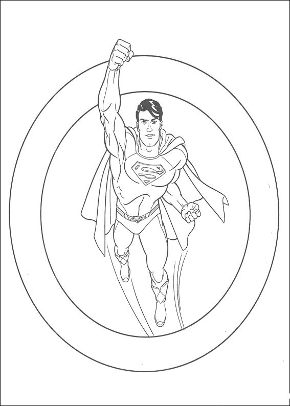 Coloring page: Superman (Superheroes) #83638 - Free Printable Coloring Pages
