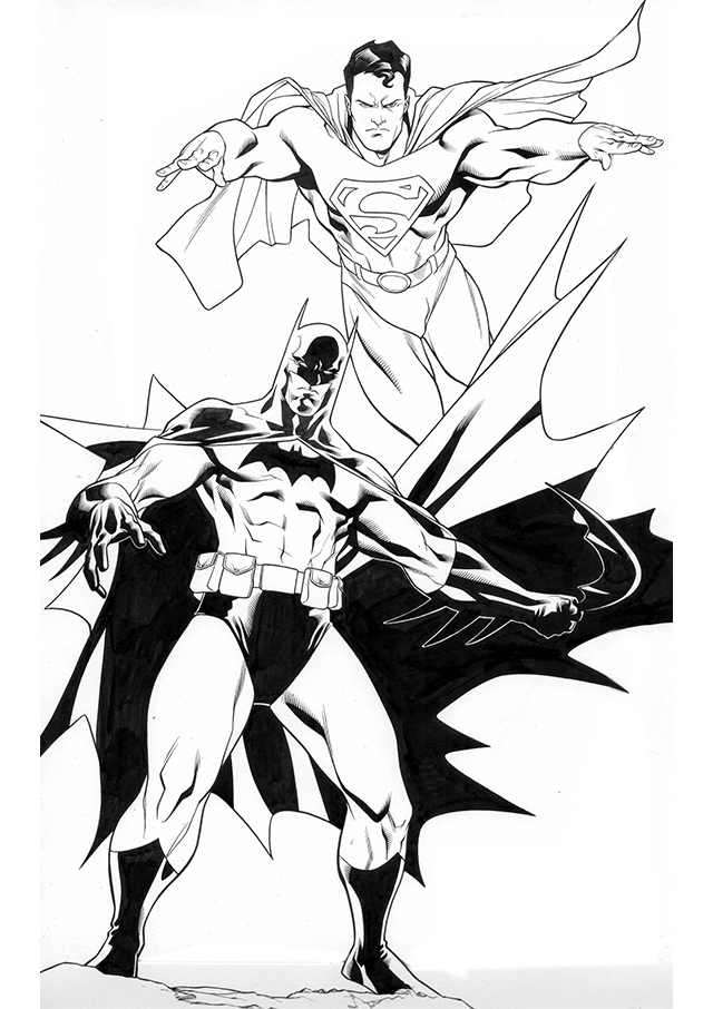 Coloring page: Superman (Superheroes) #83684 - Free Printable Coloring Pages