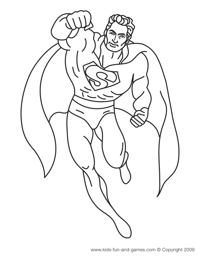 superman drawing for kids