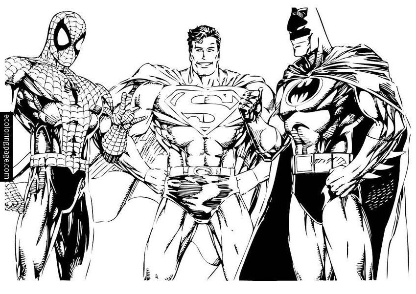 Coloring page: Superman (Superheroes) #83711 - Free Printable Coloring Pages