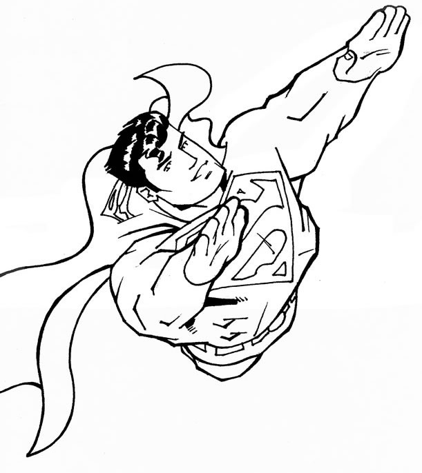 Coloring page: Superman (Superheroes) #83717 - Free Printable Coloring Pages