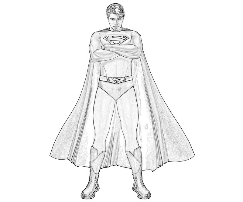 Superman #83730 (Superheroes) - Printable coloring pages
