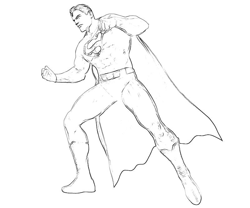 Coloring page: Superman (Superheroes) #83731 - Free Printable Coloring Pages