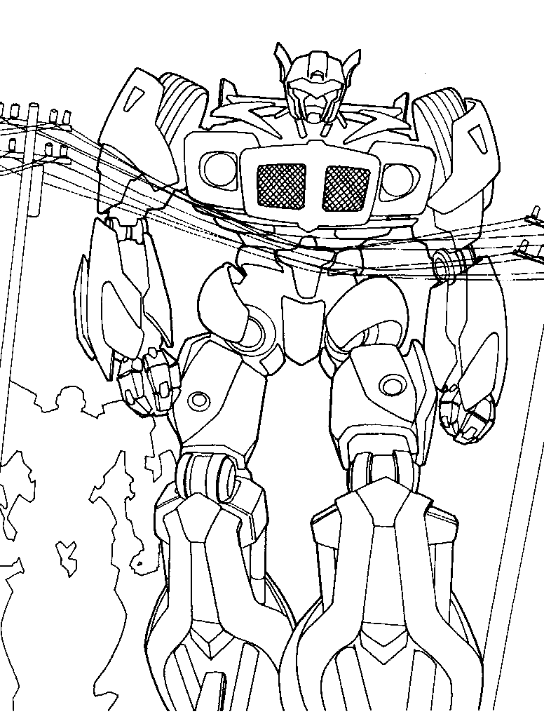 Coloring page: Transformers (Superheroes) #75088 - Free Printable Coloring Pages