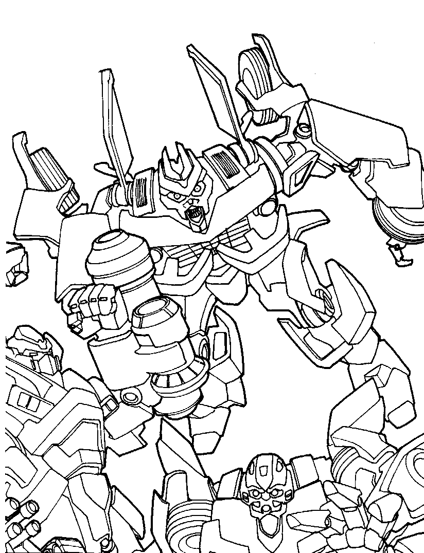 transformers bumblebee coloring pages