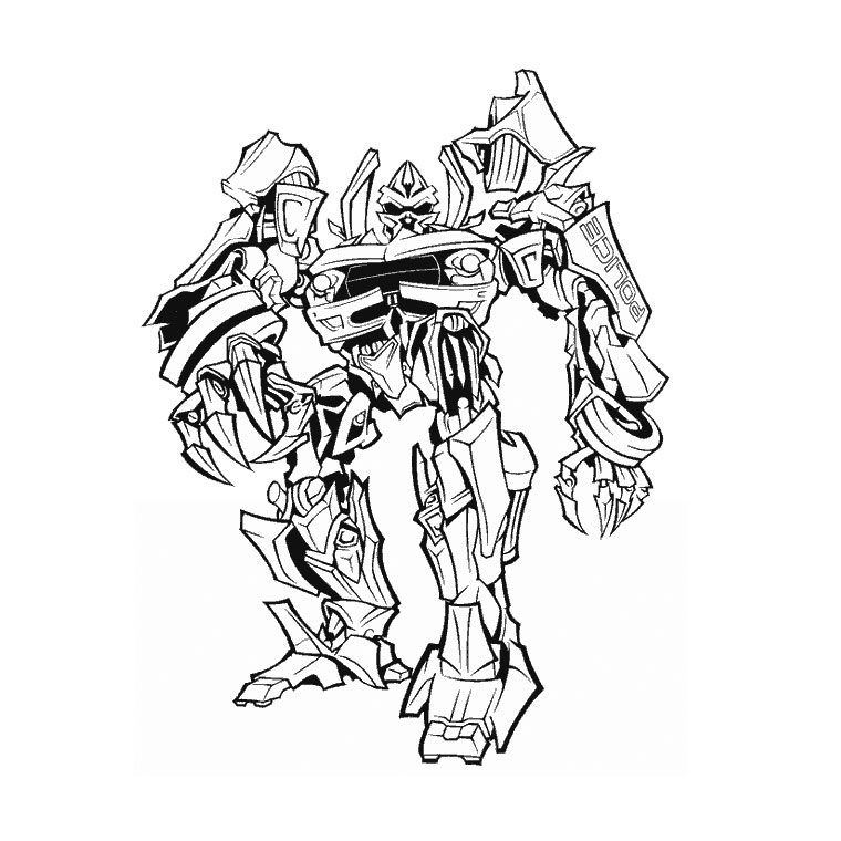 Coloring page: Transformers (Superheroes) #75095 - Free Printable Coloring Pages