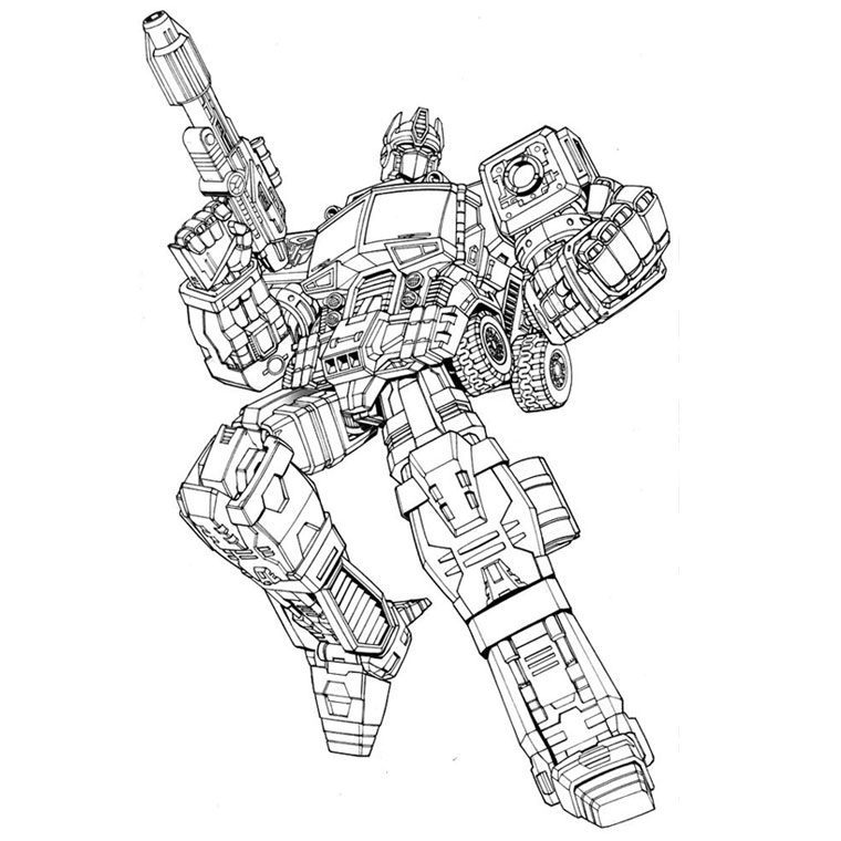 Coloring page: Transformers (Superheroes) #75097 - Free Printable Coloring Pages