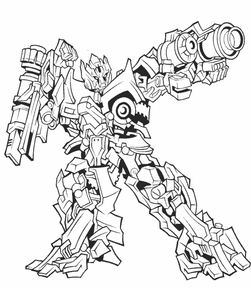 Coloring page: Transformers (Superheroes) #75106 - Free Printable Coloring Pages