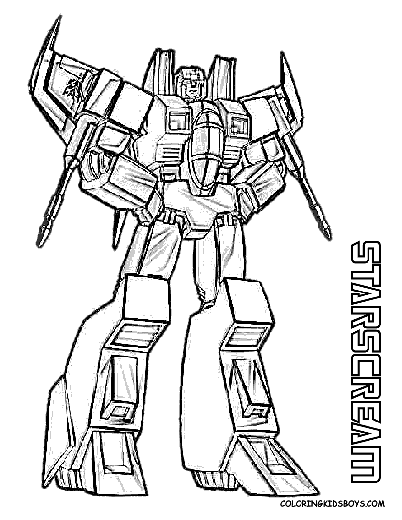 Coloring page: Transformers (Superheroes) #75114 - Free Printable Coloring Pages