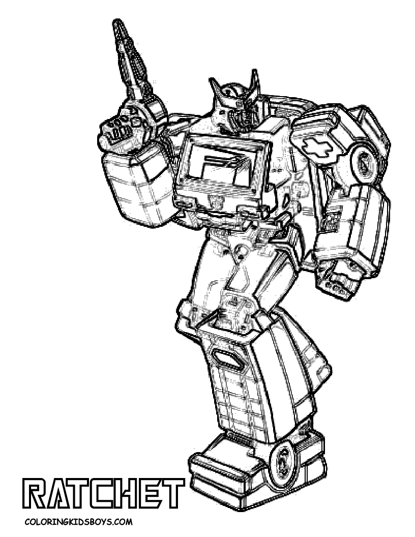 Coloring page: Transformers (Superheroes) #75115 - Free Printable Coloring Pages