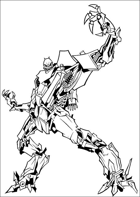 Coloring page: Transformers (Superheroes) #75120 - Free Printable Coloring Pages