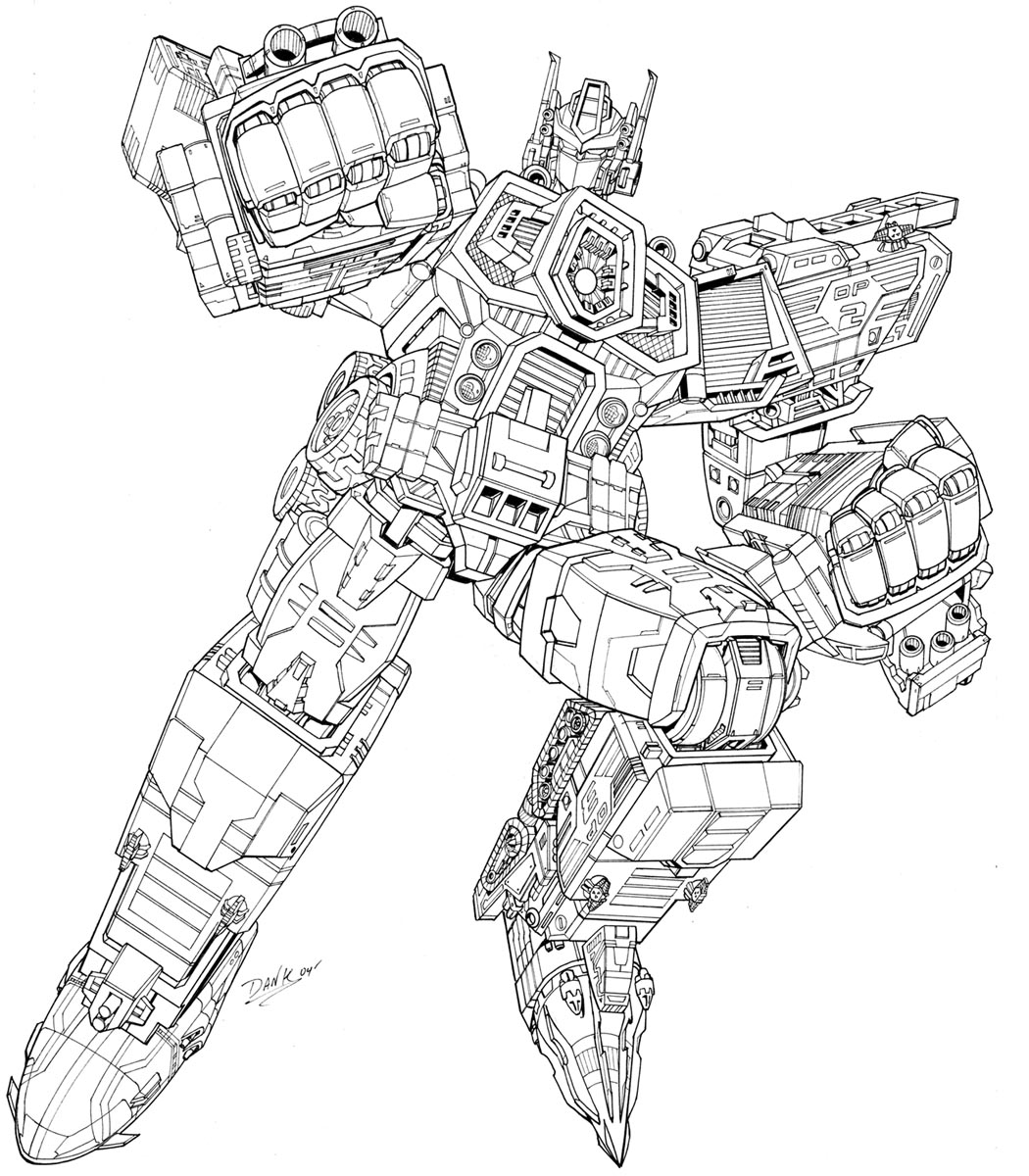 Coloring page: Transformers (Superheroes) #75127 - Free Printable Coloring Pages