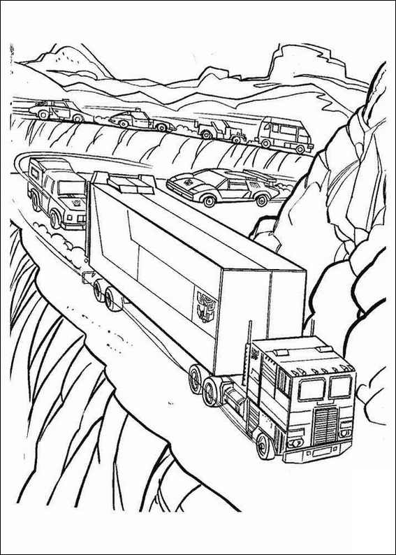 Coloring page: Transformers (Superheroes) #75136 - Free Printable Coloring Pages