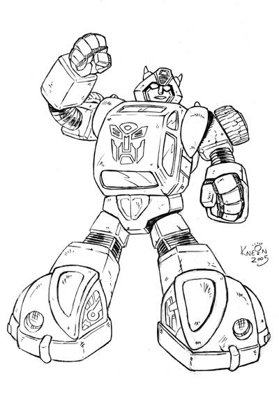 Coloring page: Transformers (Superheroes) #75138 - Free Printable Coloring Pages
