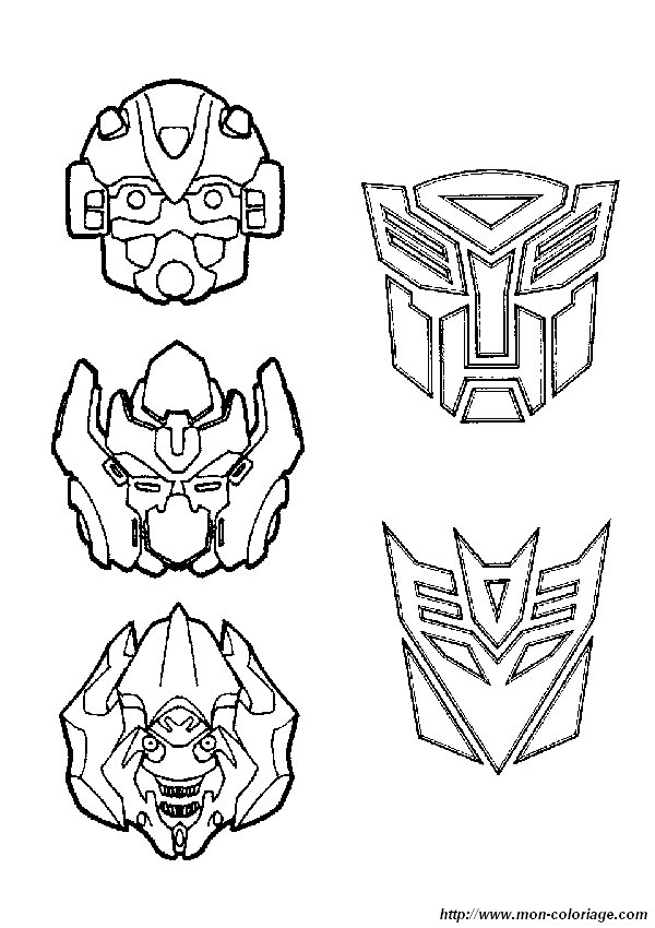 Coloring page: Transformers (Superheroes) #75149 - Free Printable Coloring Pages
