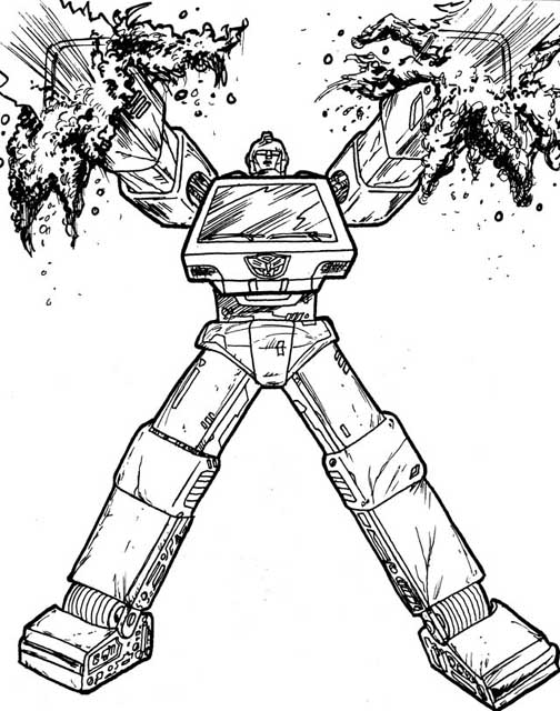 Coloring page: Transformers (Superheroes) #75151 - Free Printable Coloring Pages
