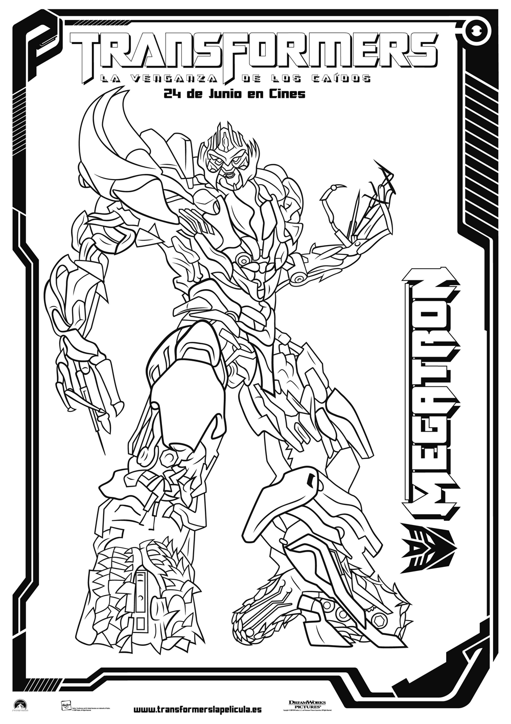 Coloring page: Transformers (Superheroes) #75158 - Free Printable Coloring Pages