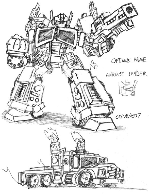 Coloring page: Transformers (Superheroes) #75162 - Free Printable Coloring Pages
