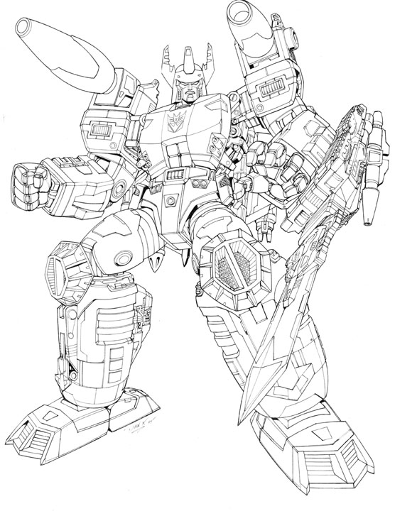 Coloring page: Transformers (Superheroes) #75165 - Free Printable Coloring Pages