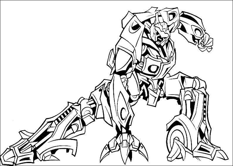 Coloring page: Transformers (Superheroes) #75169 - Free Printable Coloring Pages