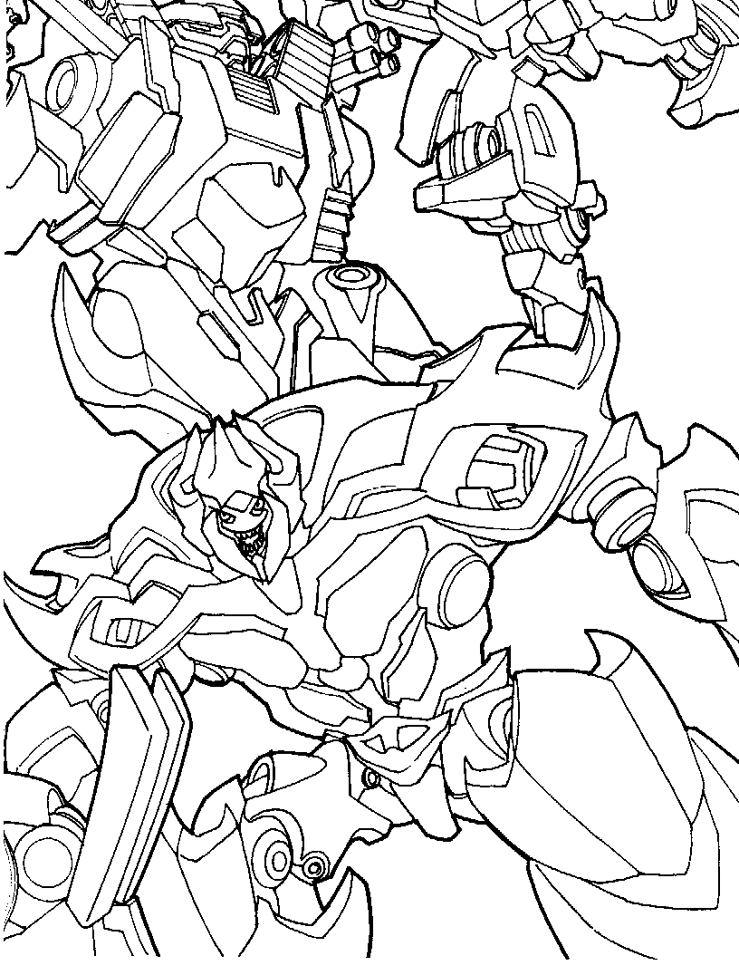 Coloring page: Transformers (Superheroes) #75171 - Free Printable Coloring Pages