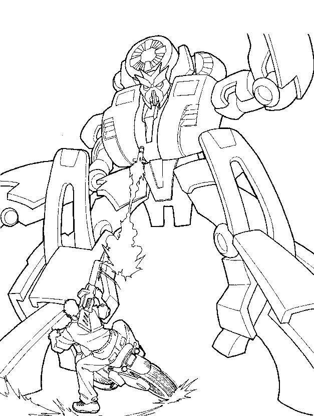 Coloring page: Transformers (Superheroes) #75174 - Free Printable Coloring Pages