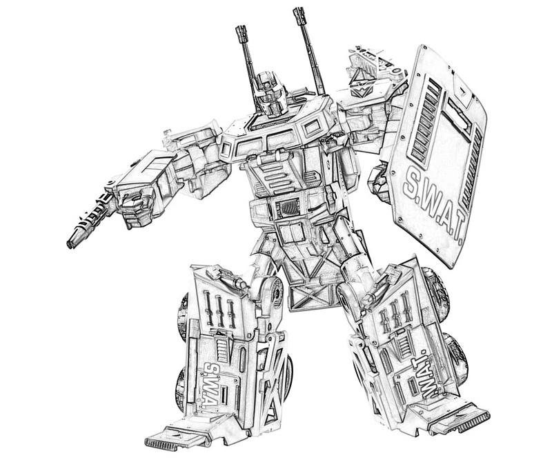 Coloring page: Transformers (Superheroes) #75183 - Free Printable Coloring Pages