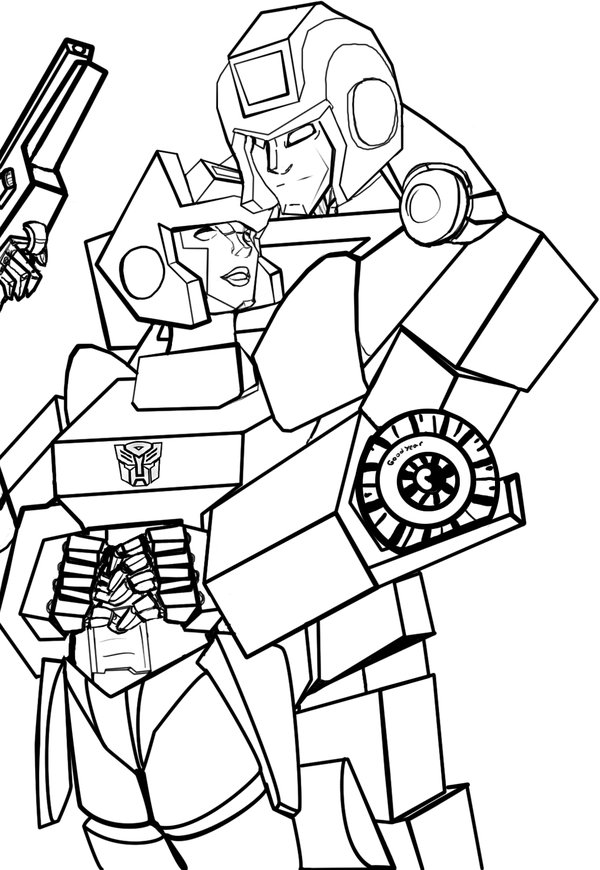 Coloring page: Transformers (Superheroes) #75186 - Free Printable Coloring Pages