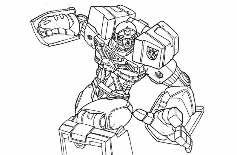 Coloring page: Transformers (Superheroes) #75190 - Free Printable Coloring Pages