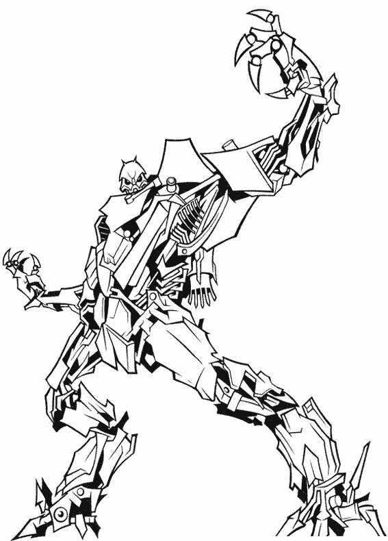 Coloring page: Transformers (Superheroes) #75195 - Free Printable Coloring Pages