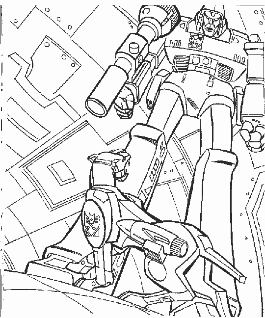 Coloring page: Transformers (Superheroes) #75199 - Free Printable Coloring Pages