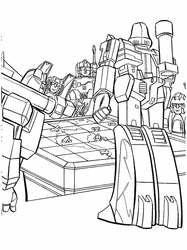 Coloring page: Transformers (Superheroes) #75202 - Free Printable Coloring Pages