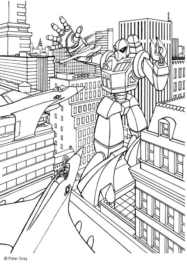 Coloring page: Transformers (Superheroes) #75205 - Free Printable Coloring Pages