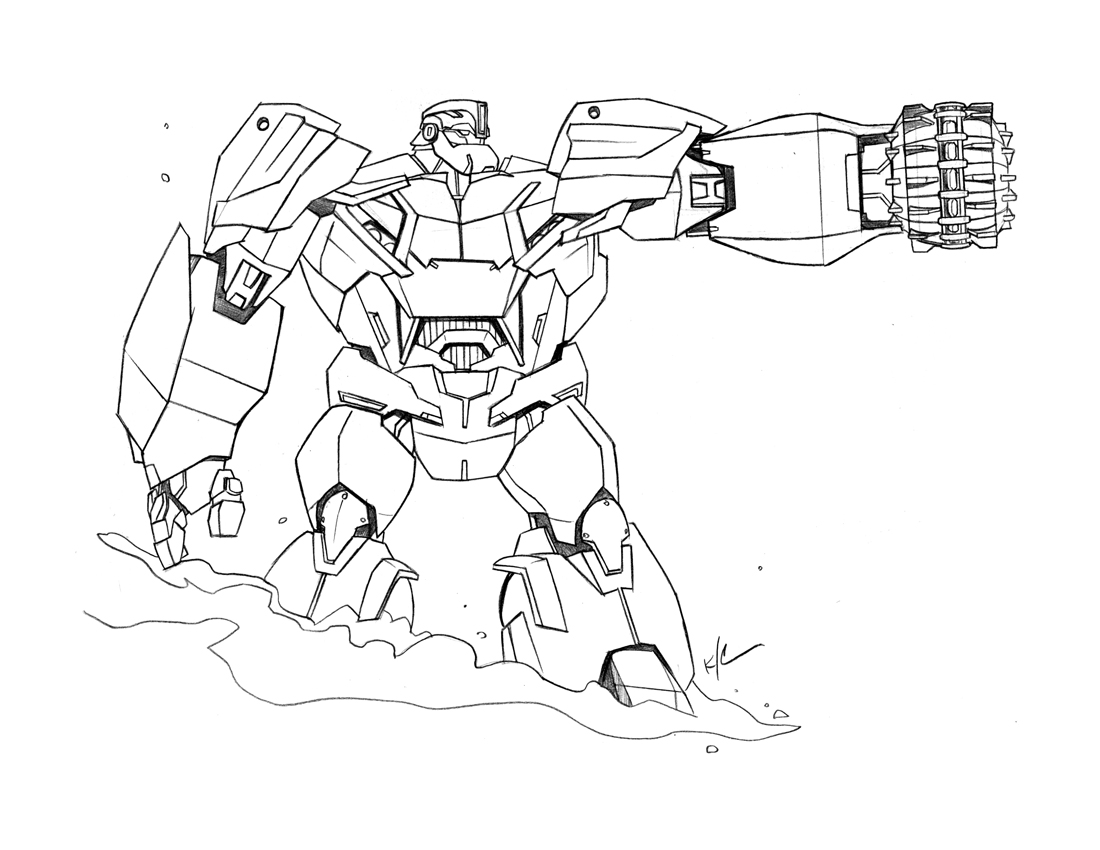 Coloring page: Transformers (Superheroes) #75206 - Free Printable Coloring Pages