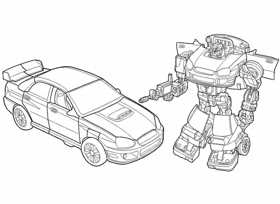 Coloring page: Transformers (Superheroes) #75216 - Free Printable Coloring Pages